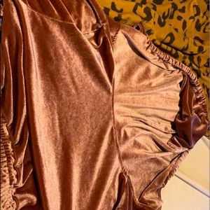 1st: Velvet copped hoodie size SMALL $30. 2nd: Travel size backpack, BLACK. $15